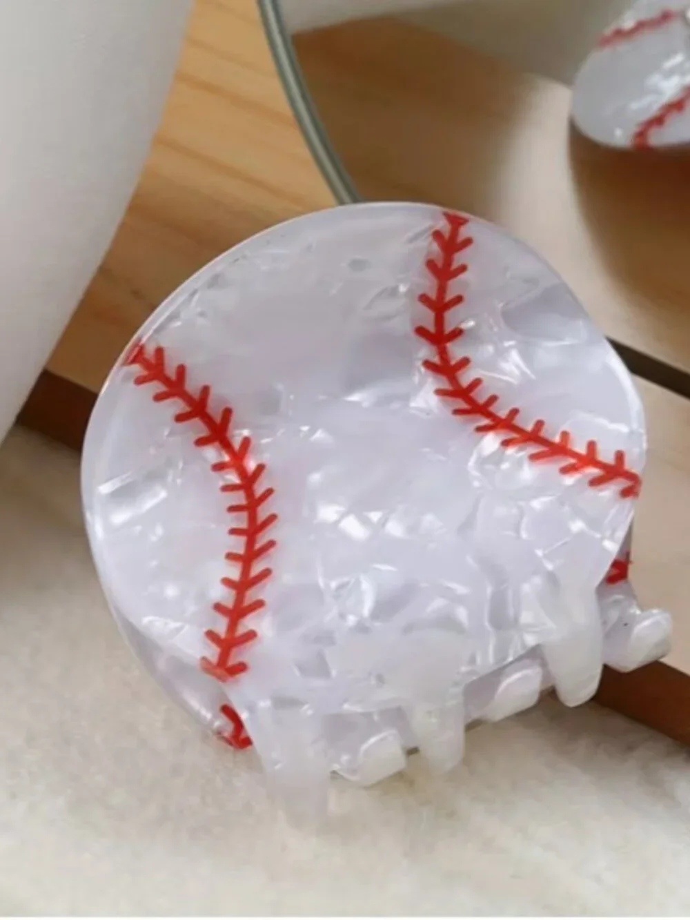 Baseball Hair Claw Clip (BRAND-NEW & SO CUTE!)